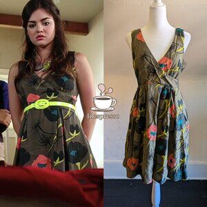 sariah by anthropologie floral ajisai dress ASO aria pretty little liars (2)